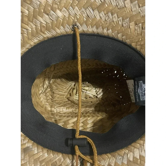 Jurassic World Straw Safari Sun Hat Draw Cord Adult OSFM 100% Straw Comfort Band main image 12